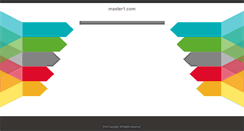 Desktop Screenshot of master1.com