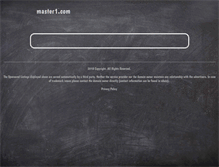 Tablet Screenshot of master1.com